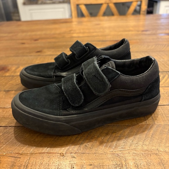 Vans Black Suede Velcro Sneakers - Picture 6 of 8